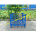 Heavy Duty Wire Mesh Container Used for Storage with Caster